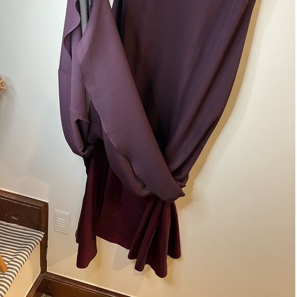 Womens Y2K Velvet Burnout Arianna By Rachel Kaye A-Line Maxi Dress Size 4 Formal - Picture 9 of 9